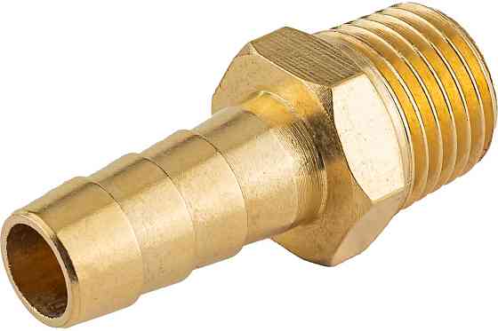 Штуцер пневматичний зовнішнє різьблення 1/4" - ялинка 8 мм PARTNER PA-MH04/05 Одеса
