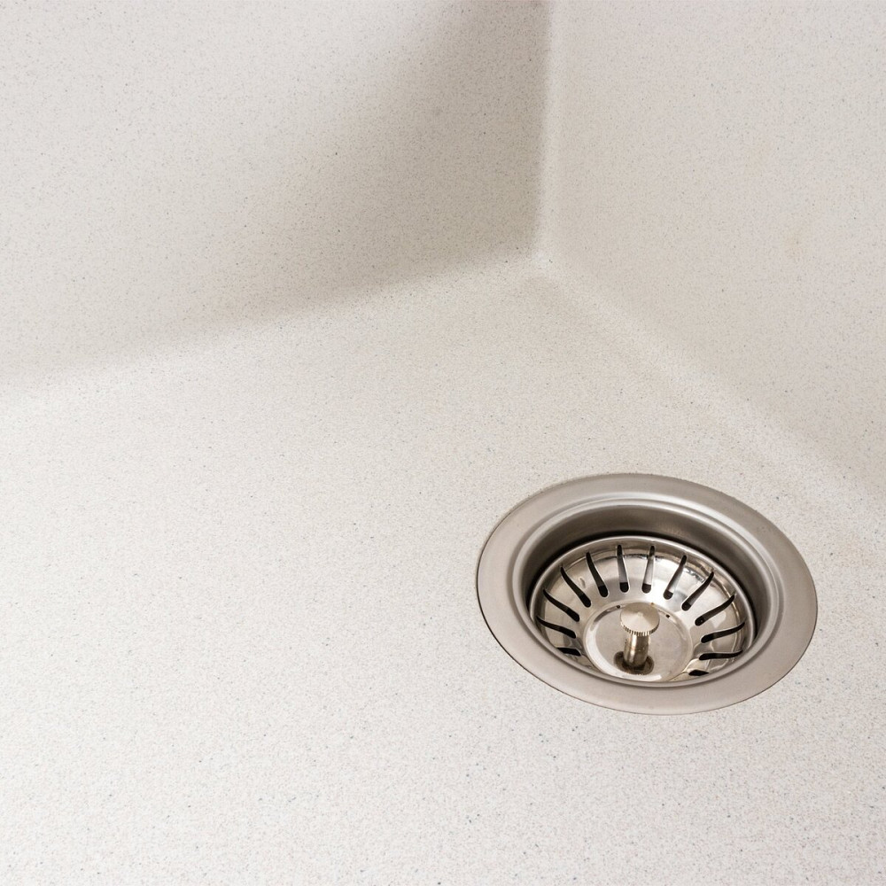 VALESO Гранітна мийка для кухні VALESO CASCADA 7050 матова Біла в крапку Київ - фото 1