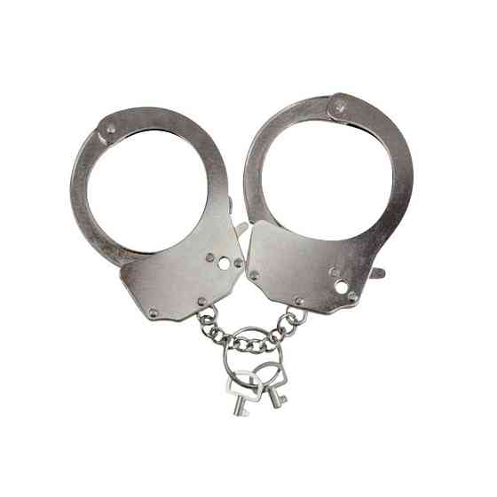 Наручники металлические Adrien Lastic Handcuffs Metallic (полицейские) Sex Aura Киев