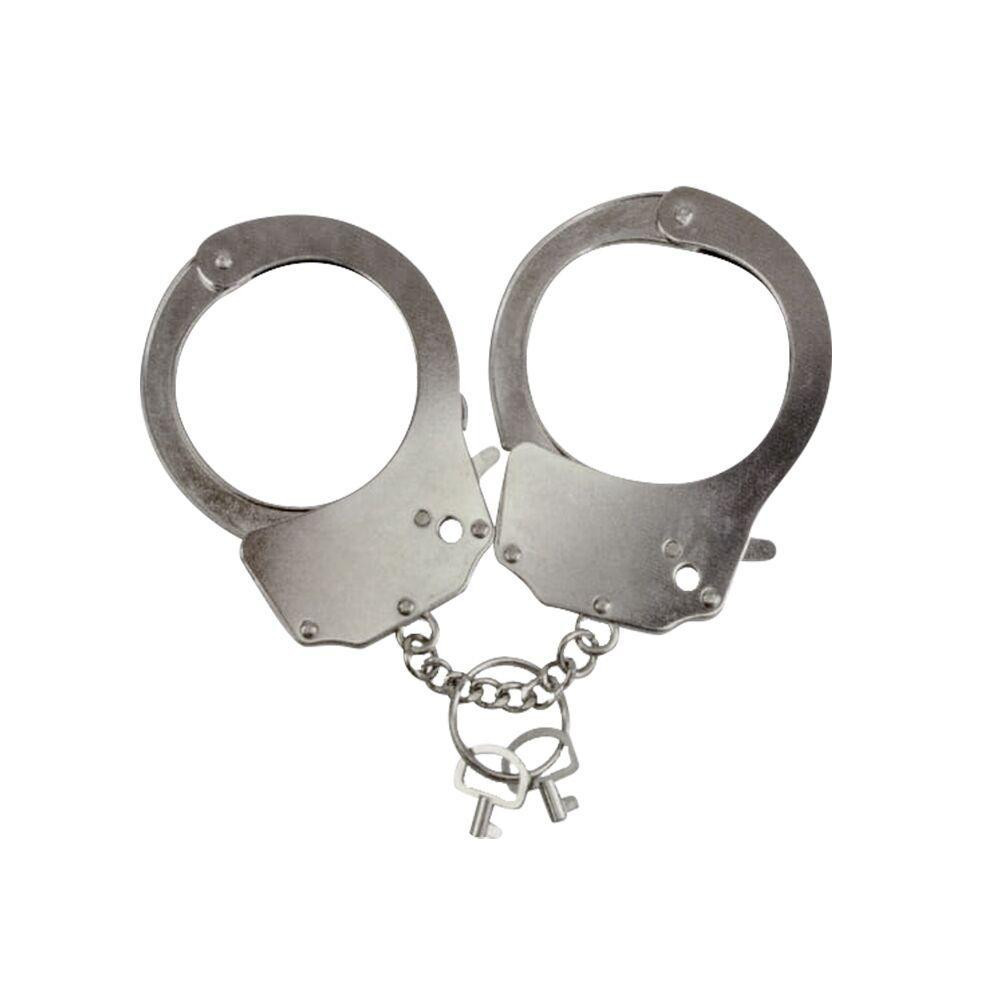 Наручники металлические Adrien Lastic Handcuffs Metallic (полицейские) Sex Aura Киев - изображение 1