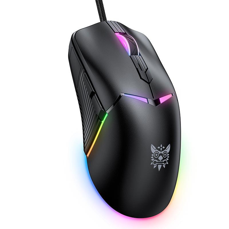 Мишка дротова ігрова Onikuma RGB CW929, чорна Вінниця - фото 2