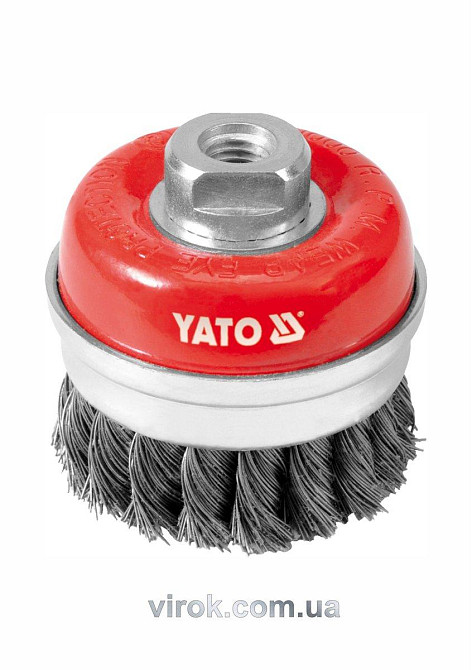 Щітка - крацовка YATO *чашка* Ø=75мм [6/36] Одеса - фото 1
