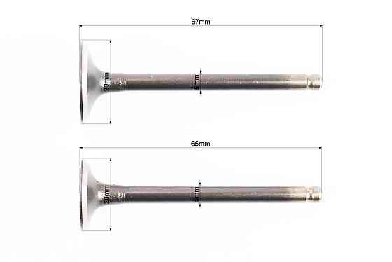 Клапан впускний, випускний к-кт 70-110-125cc Киев