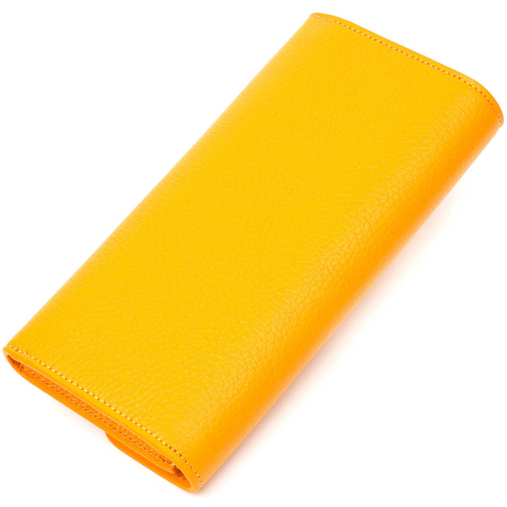 Отличный женский кошелек с монетницей на молнии из натуральной кожи Tony Bellucci 21978 Желтый Киев - изображение 9