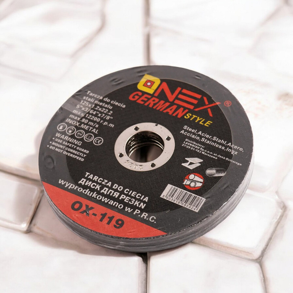 Диск відрізний для металу 125 x 1.2 x 22 Одеса - фото 1