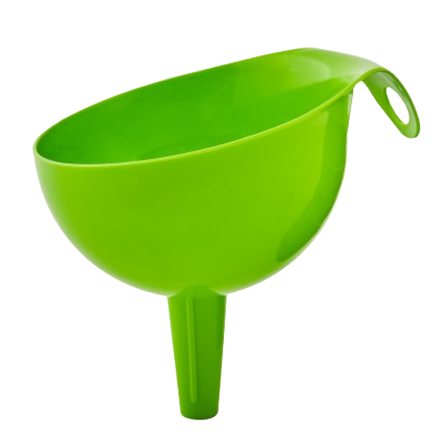 Воронка зливна мала пластик оливковий Алеана Житомир