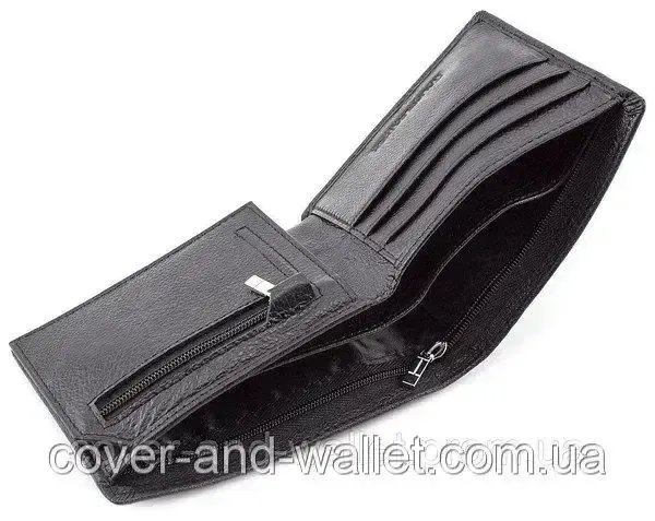 Чоловічий шкіряний гаманець на магнітах без застібки ST 4 Київ - фото 4