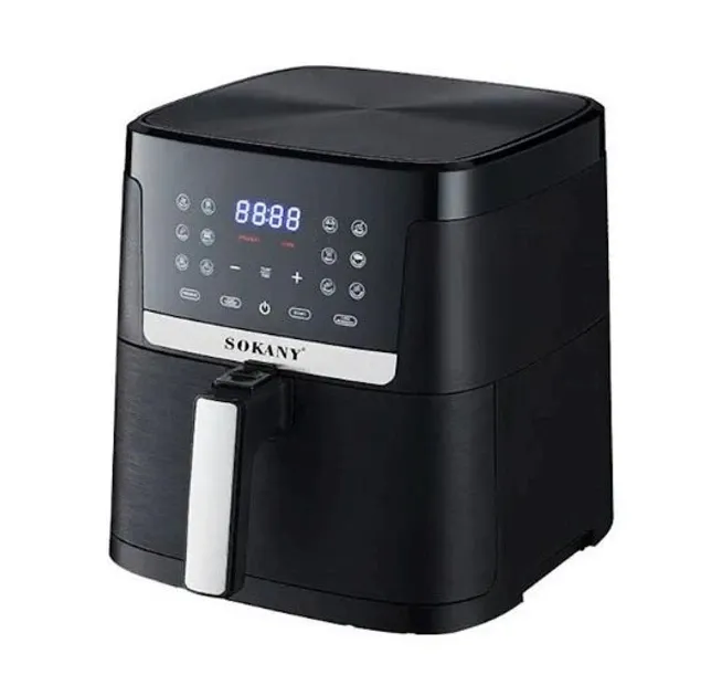 Цифровая фритюрница Sokany SK-10084, 5,5+5,5 л, 1700 Вт, температурный диапазон 50–200°C Одесса - изображение 4