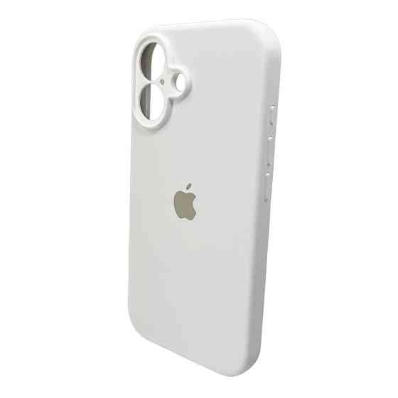 Чехол для iPhone 16/8, силиконовый, белый Киев