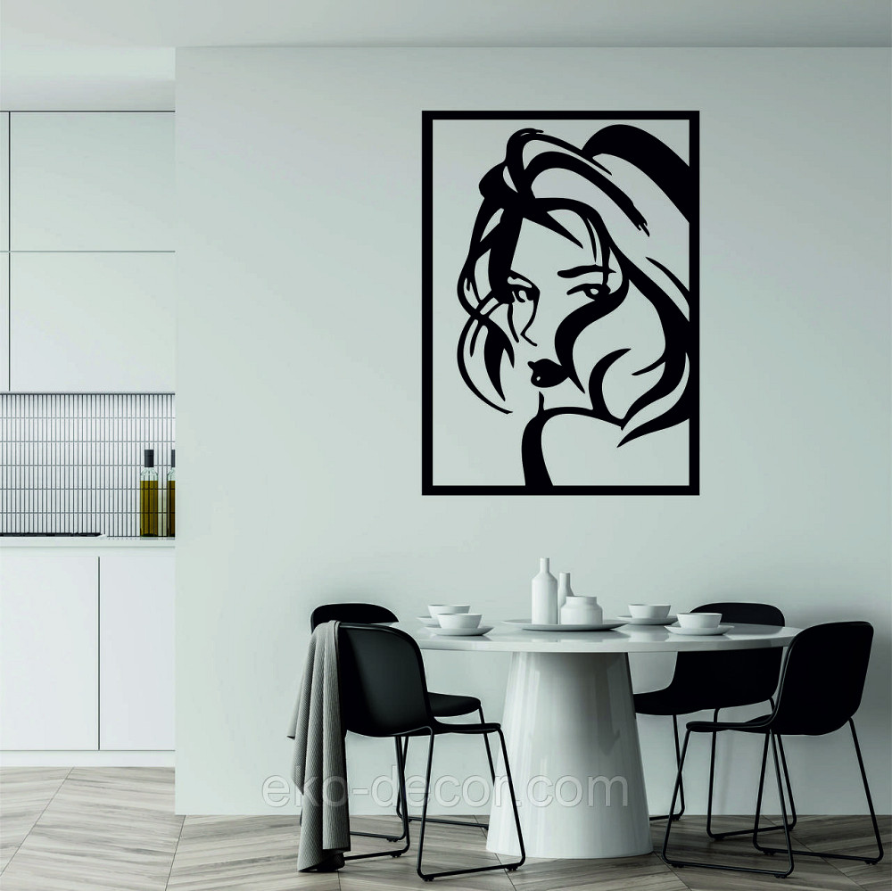 Декоративное настенное Панно «Девушка», Декор на стену Киев - изображение 1