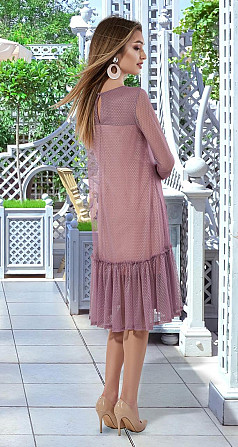 Стильное платье с сеточкой (46) Киев - изображение 4