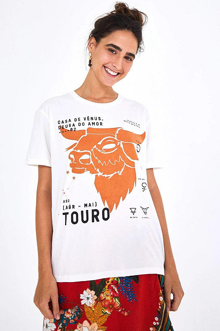 Футболка жіноча з принтом  46 Біла 2664084950 Дніпро - фото 1