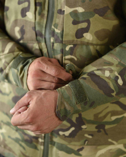 Тактична куртка чоловіча мультикам на підкладці тепла омніхіт зберігає тепло тіла S Одеса - фото 9