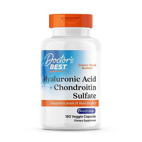 Гіалуронова кислота та хондроїтин сульфат (Hyaluronic acid+Chondroitin sulfate) 50 мг/100 мг 180 капсул Київ