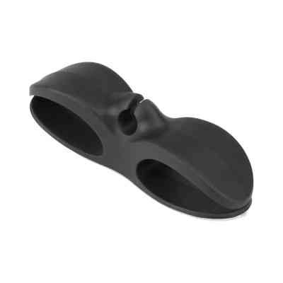 Тримач для кабелю OfficePro CM001B, клейка основа, black (CM001B) Вінниця