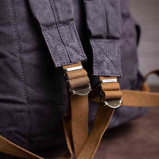 Похідний рюкзак canvas Vintage 20110 Сірий Київ