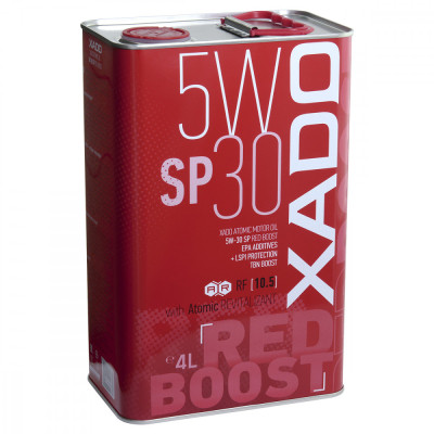 Моторное масло Xado 5W-30 SP Red Boost 4 л (ХА 26285) Винница - изображение 1