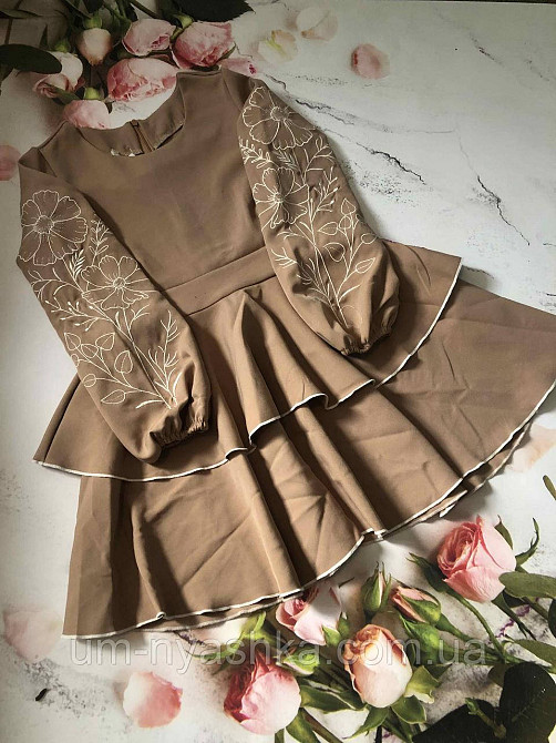 Плаття з вишивкою на рукавах Ластівки Кривий Ріг - фото 8