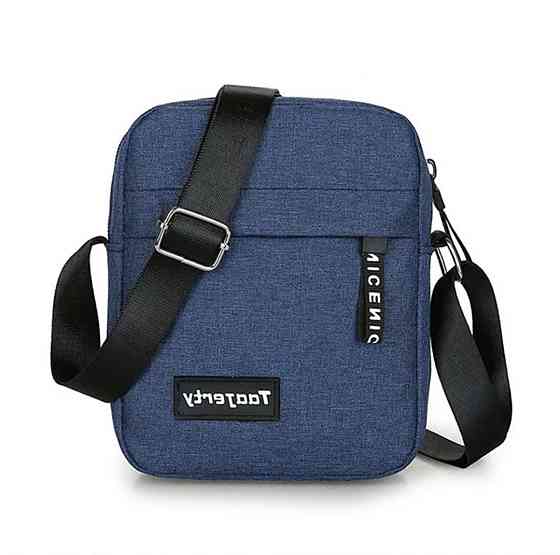 Чоловічі модні сумки, спортивні сумки з тканини, водонепроникні сумки через плече Київ