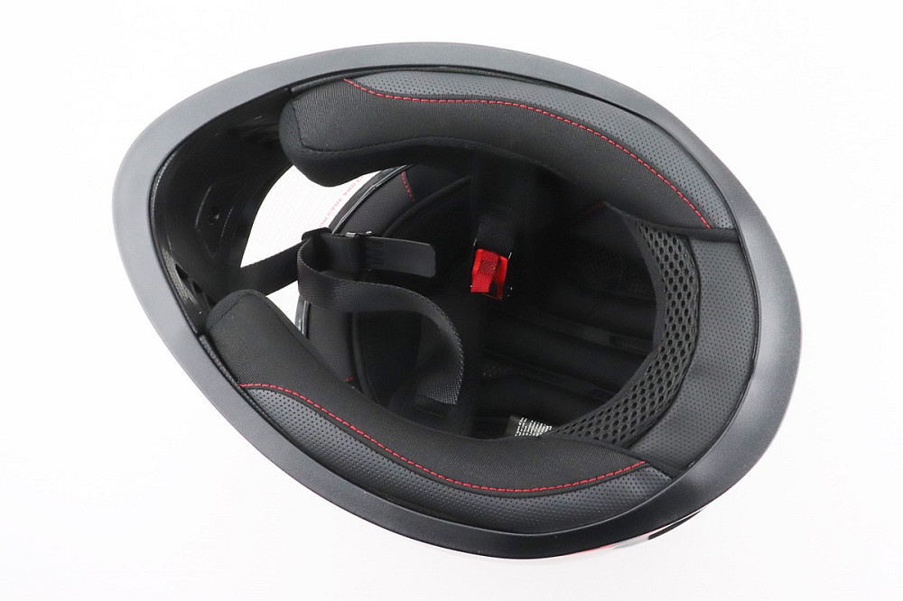 Шолом інтеграл, закритий BLD-М65 S (55-56см), ЧОРНИЙ/ЧЕРВОНО-СІРИЙ Київ - фото 6