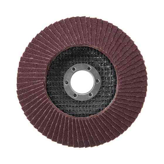 Диск шліфувальний пелюстковий, 125×22 мм, зерно K120, 13300 об/хв INTERTOOL BT-0212 Київ