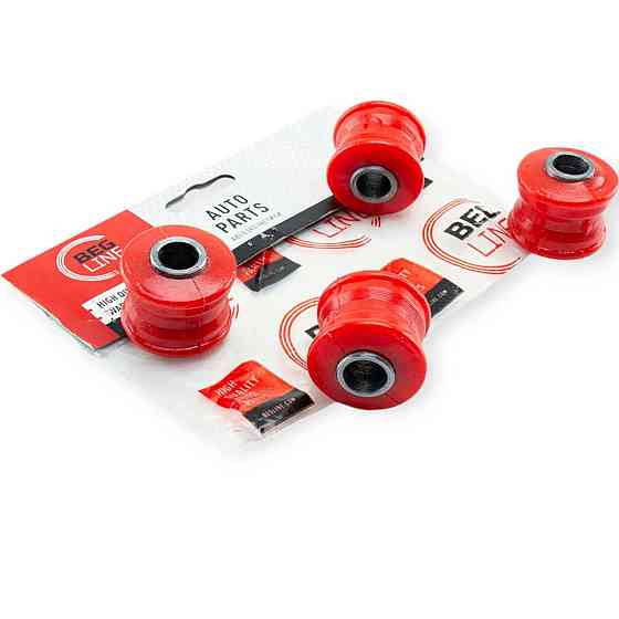 Втулка 2123-Шевроле задн. сайлентблок 4шт красн. аморизатора Мукачево