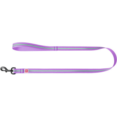Повідок для собак WAUDOG Nylon світонакоплювальний M Ш 20 фіолетовий (45749) Вінниця - фото 2