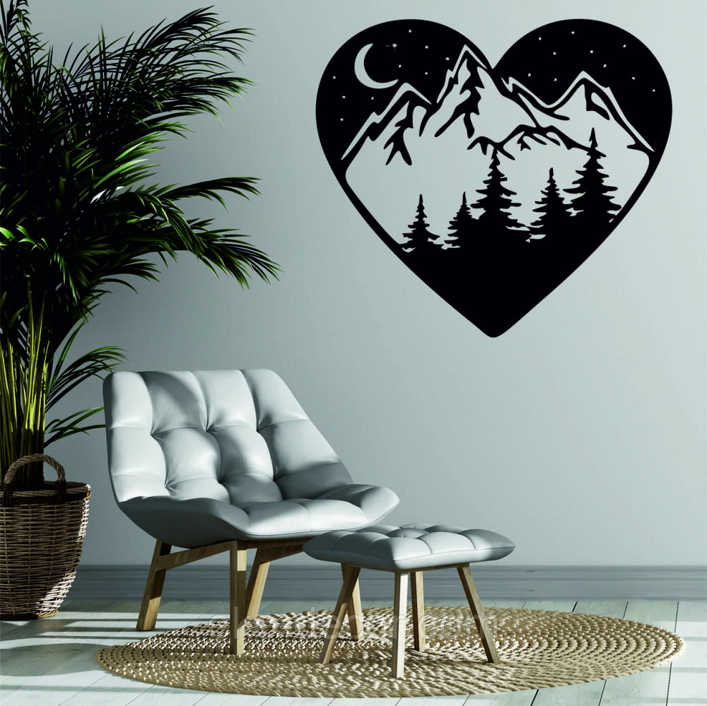 Декоративное настенное Панно «Сердце» Декор на стену Киев - изображение 1