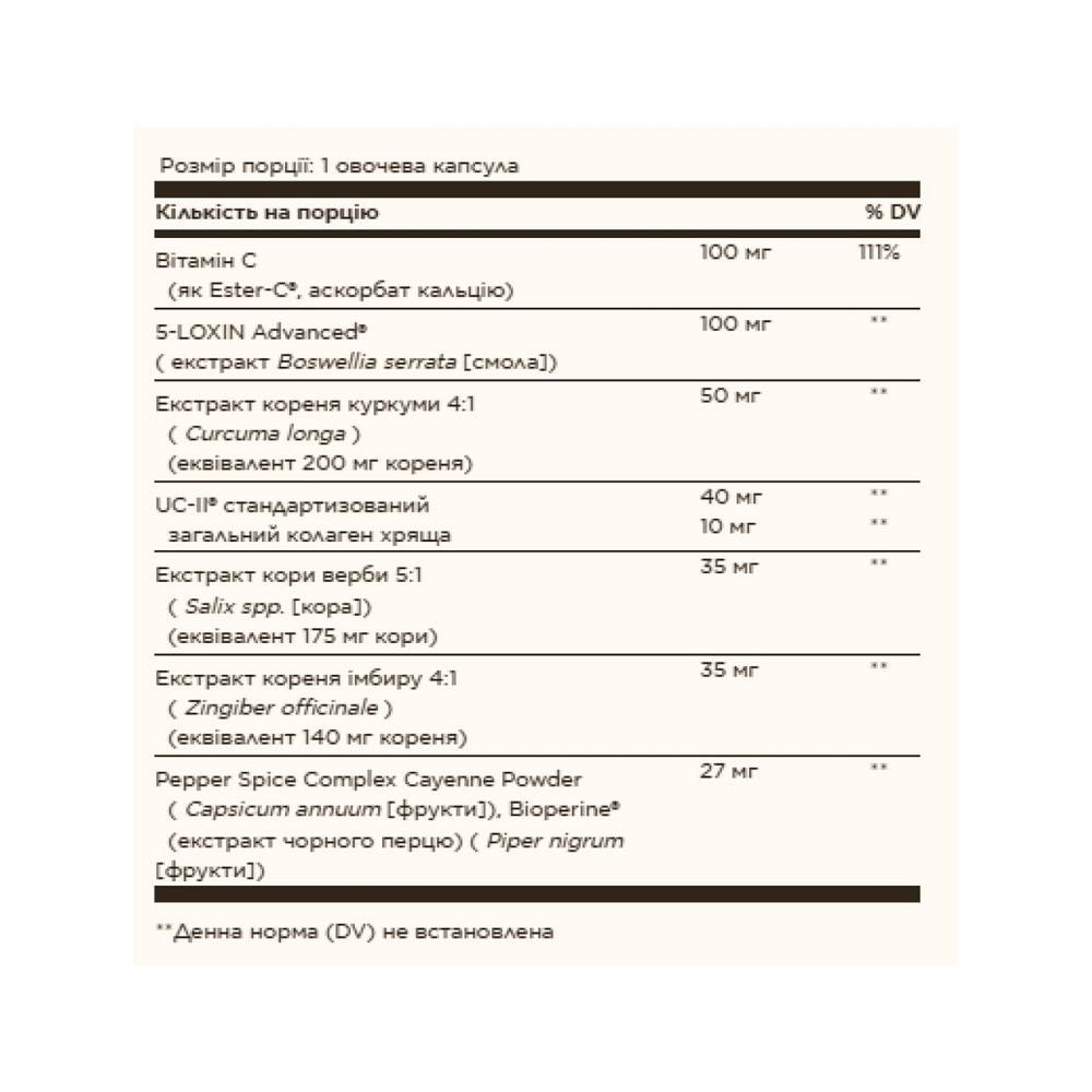 No. 7 (Joint Support & Comfort) - 60 vcaps Київ - фото 2