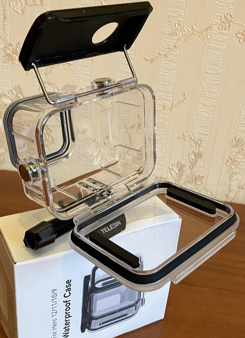 Захисний Бокс Telesin для GoPro 13/12/11/10/9. Аквабокс . Кейс.Нові. Харків - фото 3