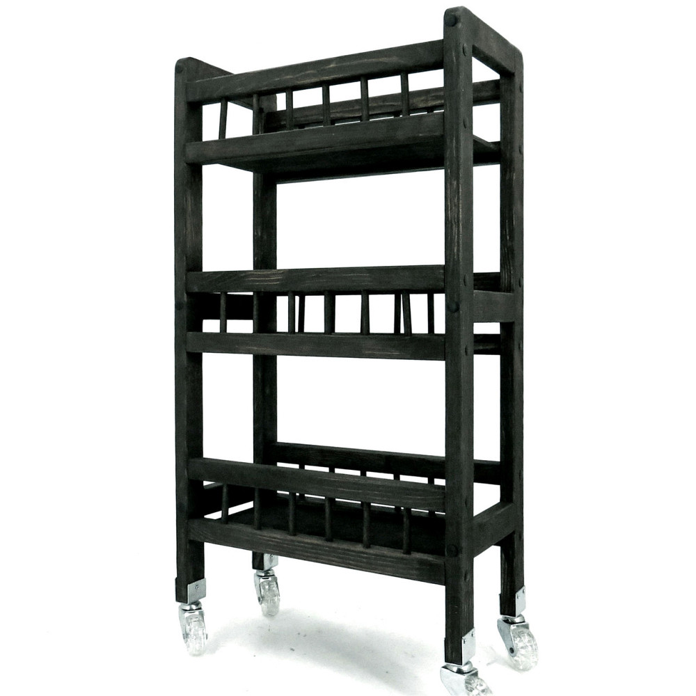 Этажерка для ванной на колёсиках 