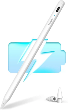Стилус для Apple iPad Metapen Pencil A8 белый беспроводной активный ручка для планшета с магнитным креплением Киев