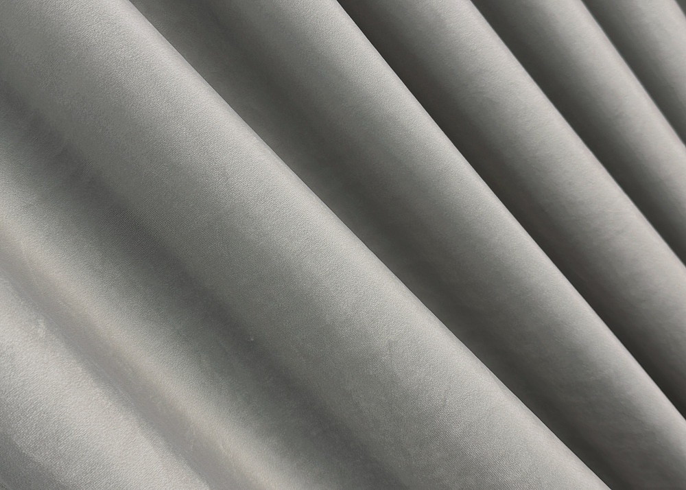 Комплект готовых штор VR-Textil Бархат № 1765ш Светло-серый 200х290 см 2 шт (32-279) Киев - изображение 6