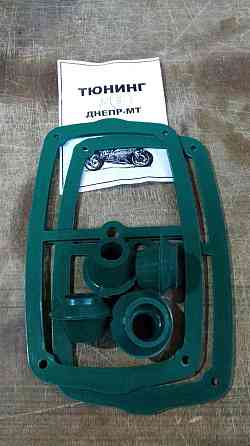 Прокладка кришки клапанів мотоцикл Дніпро, Мт (+косі, 2+4шт) (тюнінг зелені) Мукачево