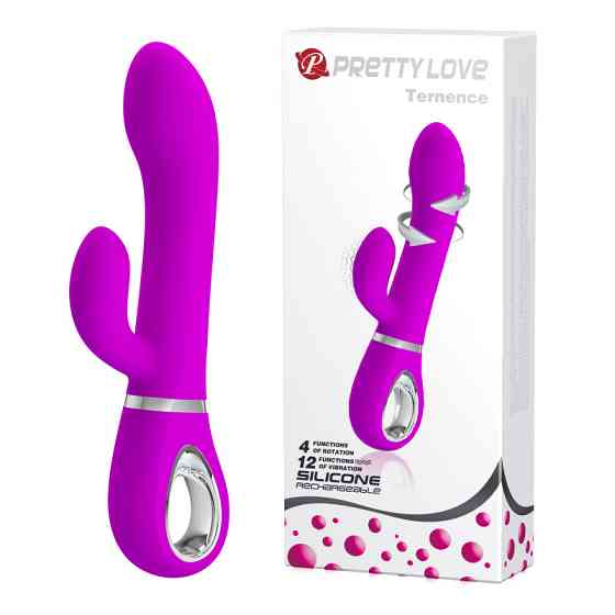 Вибратор кролик Pretty Love Ternence, фиолетовый Sex Aura Киев