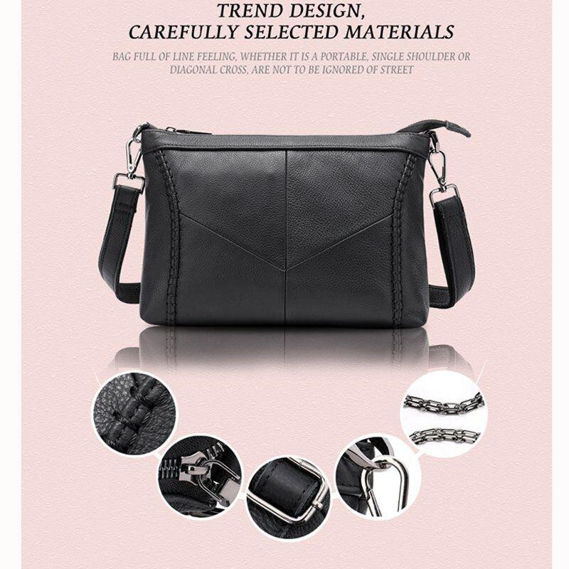 Сумка женская кожаная на одно отделение Vintage 20051 Черная Киев - изображение 10