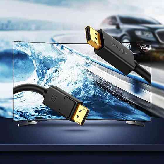 Кабель для відео відеокабель UGREEN DP Male to Male Cable 1.5m (Black) UGR-10245 Одеса