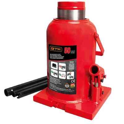 Домкрат GTM гідравлічний пляшковий 50т (280-450мм) (TH95004) Вінниця