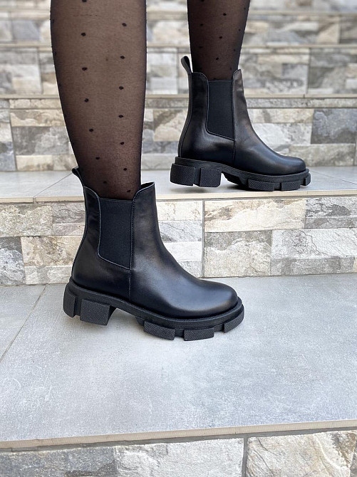 Черевики жіночі GREMMY чорні натуральна шкіра висота 13 см розмір 35-40 (604) Коломыя - изображение 5