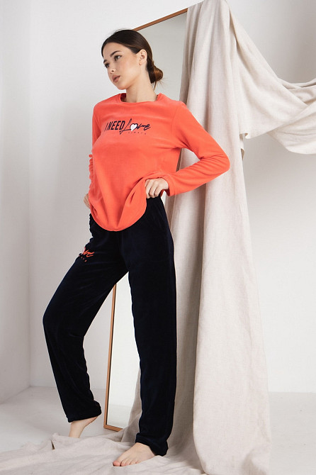 Костюм женский велюровый - I need love Nicolette 87089 L Киев - изображение 1