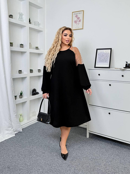 Женское платье со вставками из сеточки Одесса - изображение 5