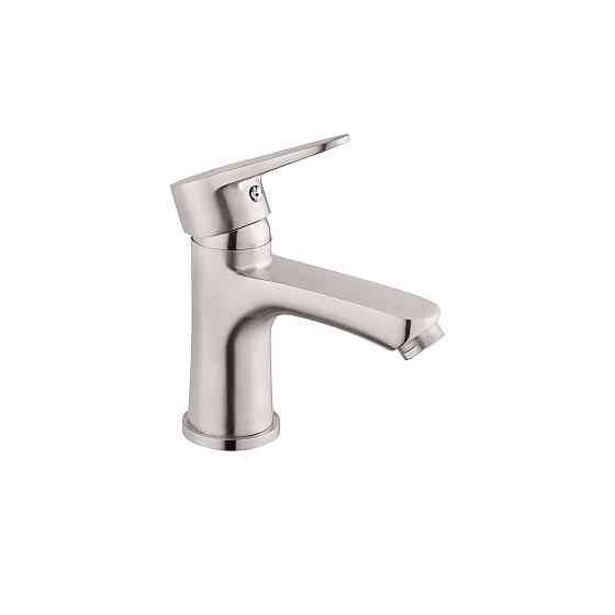 Змішувач для раковини Kroner KRM Elbe - N010 нікель Київ