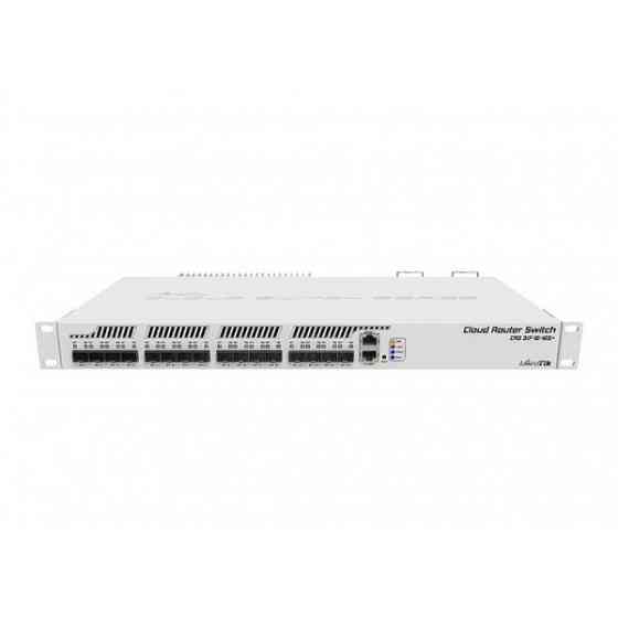 Комутатор Mikrotik CRS317-1G-16S+RM, 16x SFP/SFP+ cages, RouterOS Level 6, redundant power suppl Київ