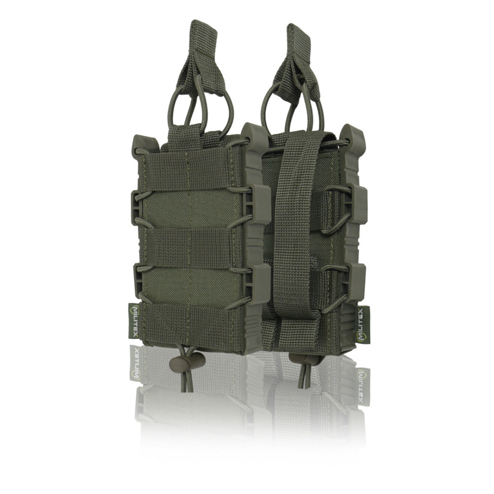 Открытый тактический подсумок под 1 магазин Militex Khaki. Открытый одинарный подсумок для магазинов Киев - изображение 1