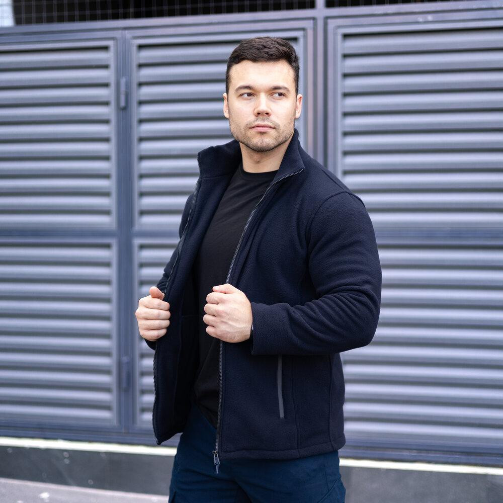 Толстовка флісова Pobedov Voin Темно-синій XL BLto2 540XLdb Київ - фото 5