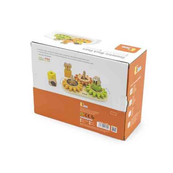 Розвивальна іграшка Viga Toys Звірята на шестерінках (44690) Харків