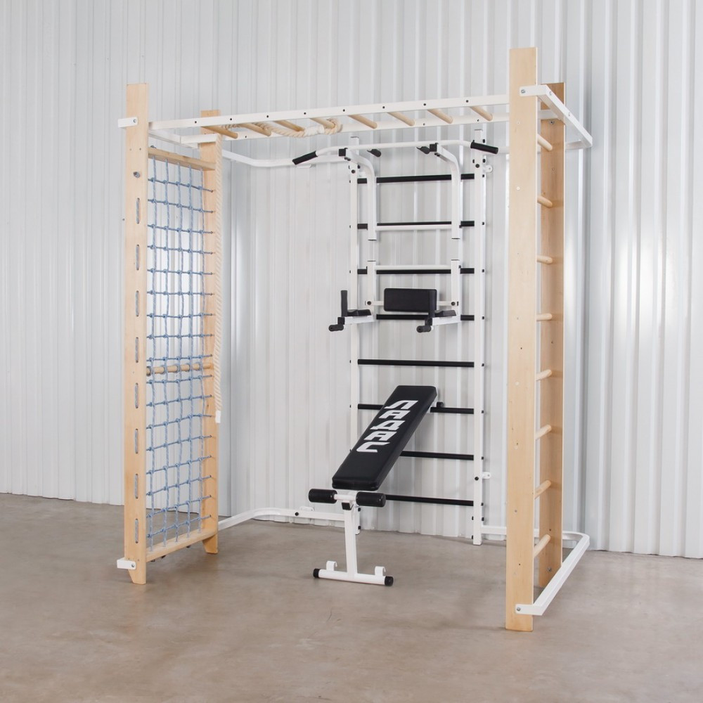 Шведская стенка спортивный комплекс Olimp White для детей и взрослых усиленная металлическая для всей семьи Каменское - изображение 2