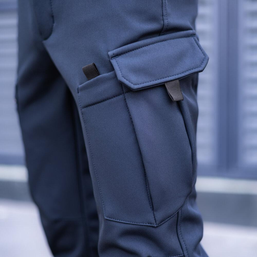 Штани карго чоловічі весняні з кишенями наві Pobedov Static Київ - фото 2