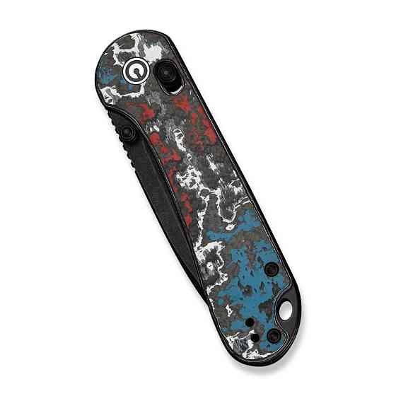 Ніж складаний кишеньковий Civivi Elementum (Crossbar Lock), (7.51 см) CPM S35VN / Nebula FatCarbon Fiber чорний/червоний/синій/білий Київ