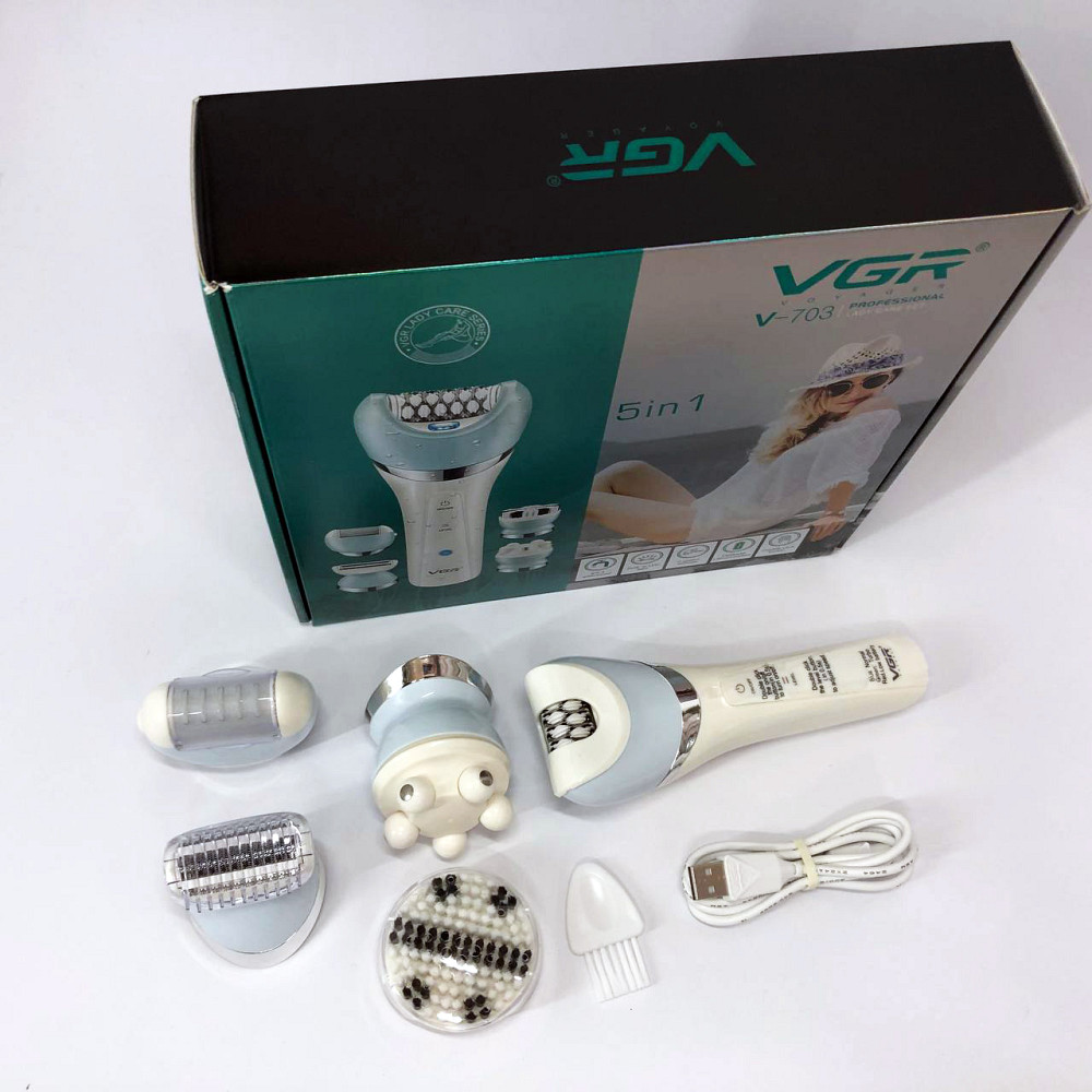 Щітка для чищення п'ят, Електрична пемза для чищення ніг, Епілятор з живленням від батарейок PY-18 Івано-Франківськ - фото 6